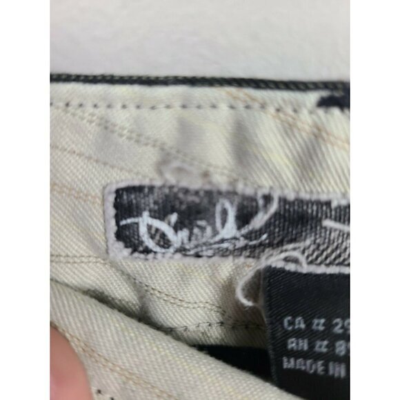 O'NEILL Black Striped Slash Pockets Mens Shorts 32 - Picture 7 of 8